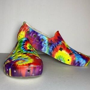 Vans Unisex Tie Dyed Slip-On TRK Shoes